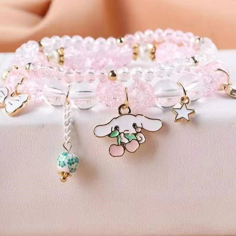 1PCS Kawaii Anime Sanrio Kuromi, My Melody & Cinnamoroll Bracelet - Image 10