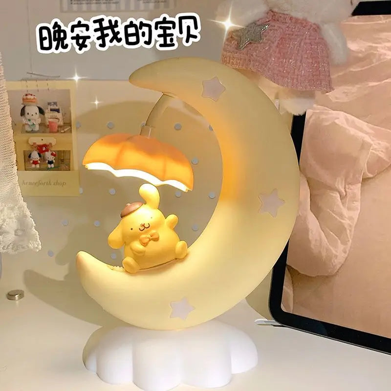 Cute Moon Hello Kitty Night Light - Image 2