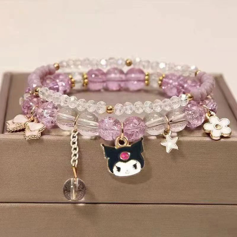 1PCS Kawaii Anime Sanrio Kuromi, My Melody & Cinnamoroll Bracelet - Image 21