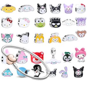 Sanrio Hello Kitty & Melody Dripping Oil Beads