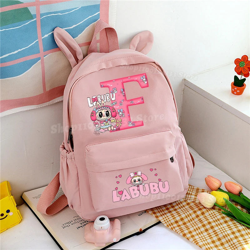 Labubu Melody Girl Kids School Bag - Image 25