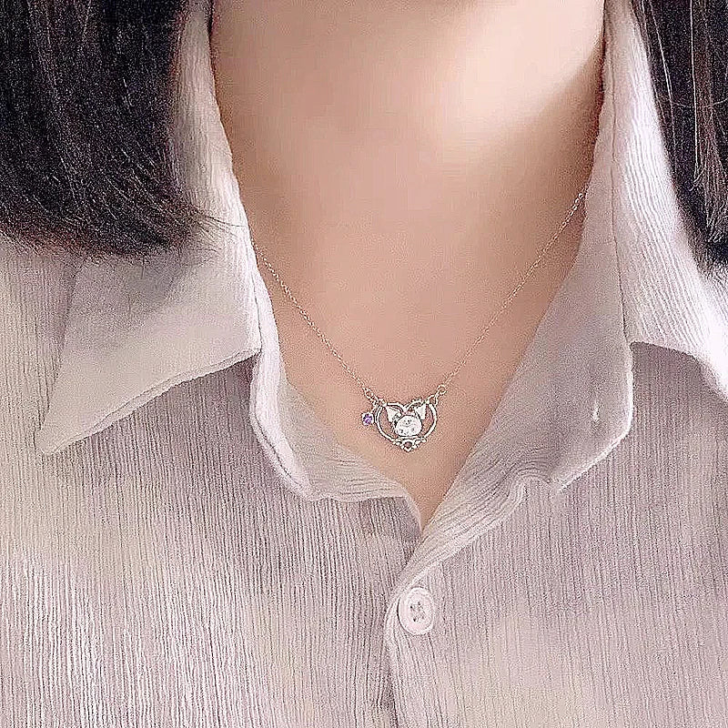 Sanrio Kuromi Silver Necklace - Image 3