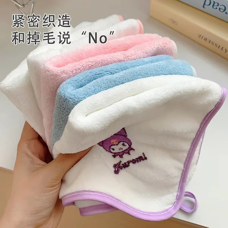 5pcs Sanrio My Melody & Cinnamoroll Children’s Face Washcloth Set - Image 5