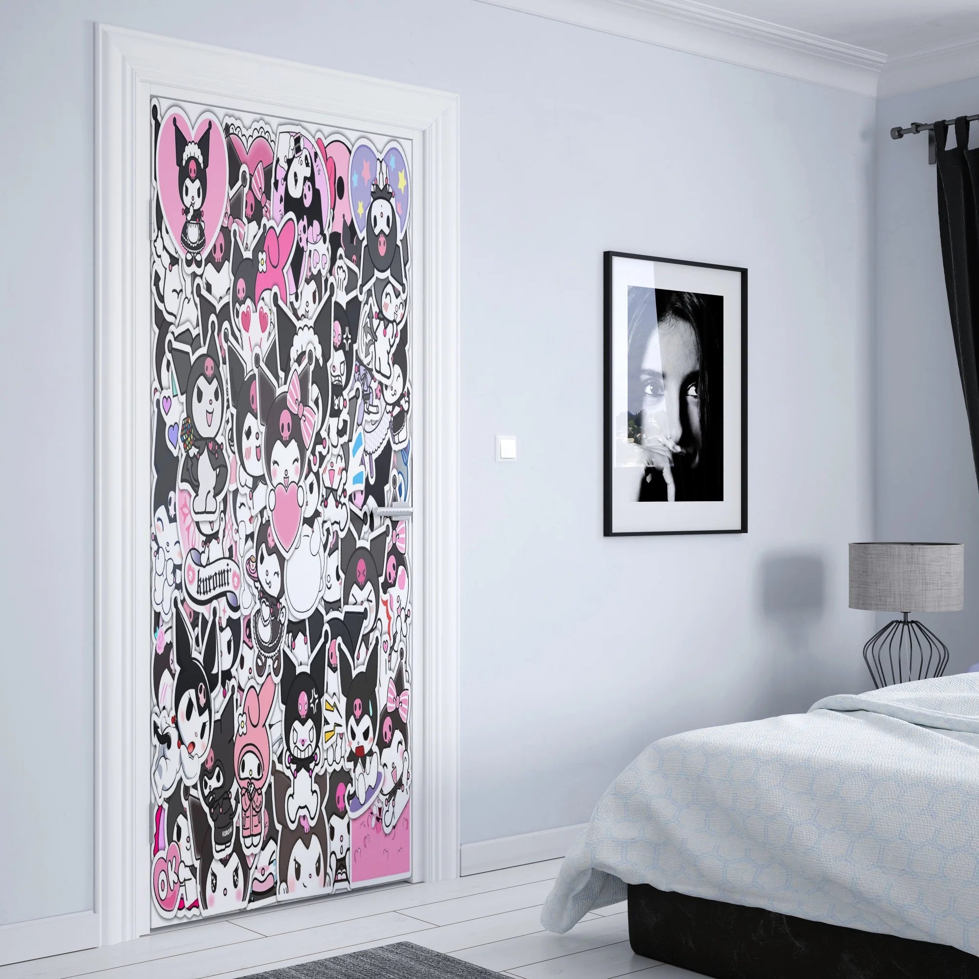 Kawaii Sanrio Anime Wall Sticker - Image 13