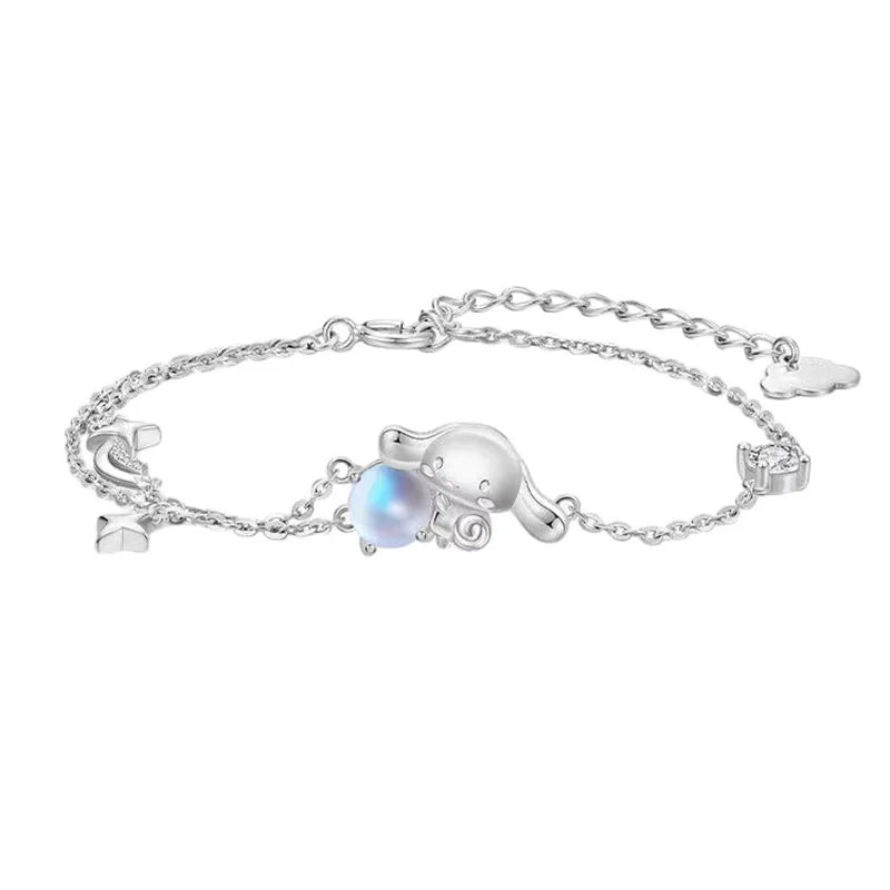 Anime Kawaii Sanrio Cinnamoroll 925 Silver Bracelet - Image 6