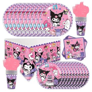 Sanrio Kuromi & My Melody Birthday Party Supplies