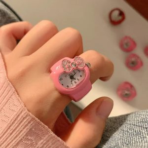 Wholesale Kawaii Sanrio Hello Kitty Watch Rings