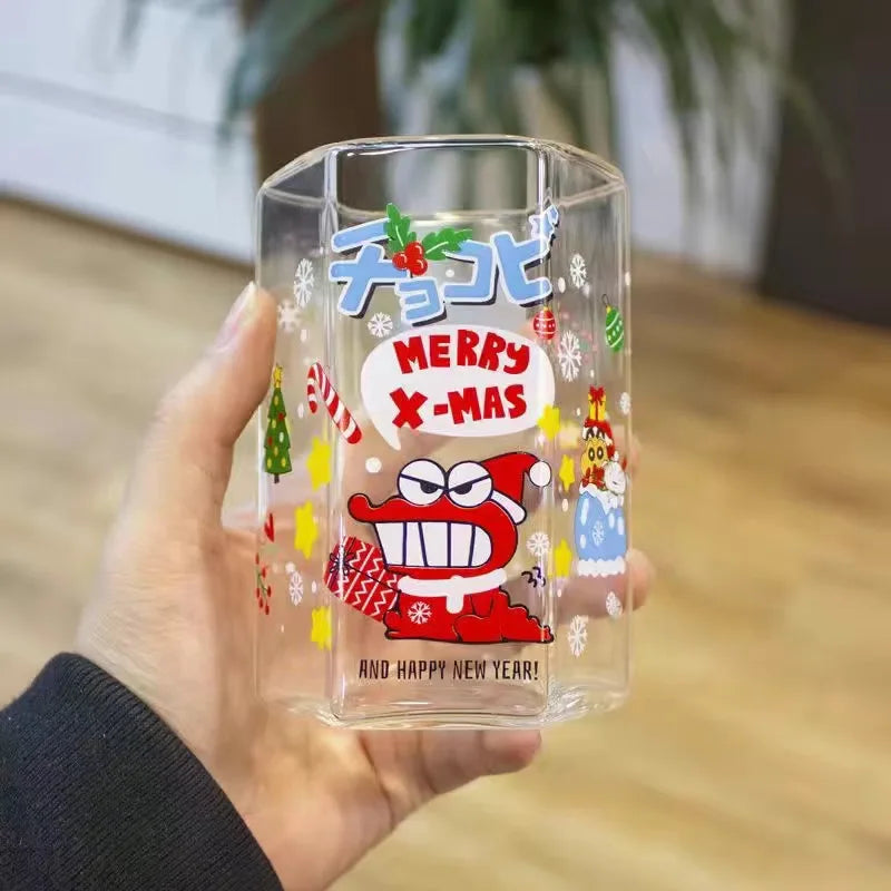 Cartoon Crayon Shin-Chan Crocodile Glass - Image 9