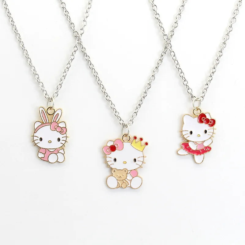 Lovely Hello Kitty Cartoon Necklace