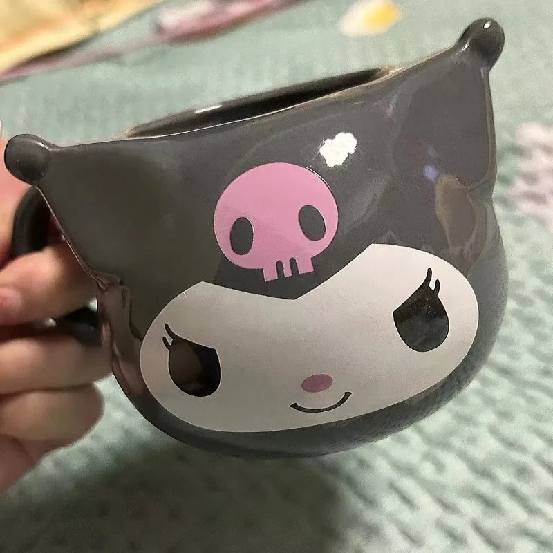 Cartoon Sanrio Kuromi & Hello Kitty Ceramic Mug - Image 2