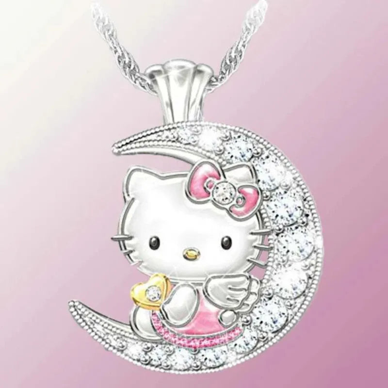 New Kawaii Hello Kitty Children’s Pendant Necklace - Image 6