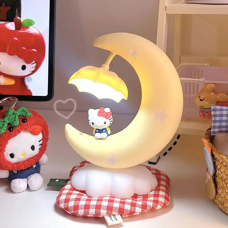 Cute Moon Hello Kitty Night Light - Image 10
