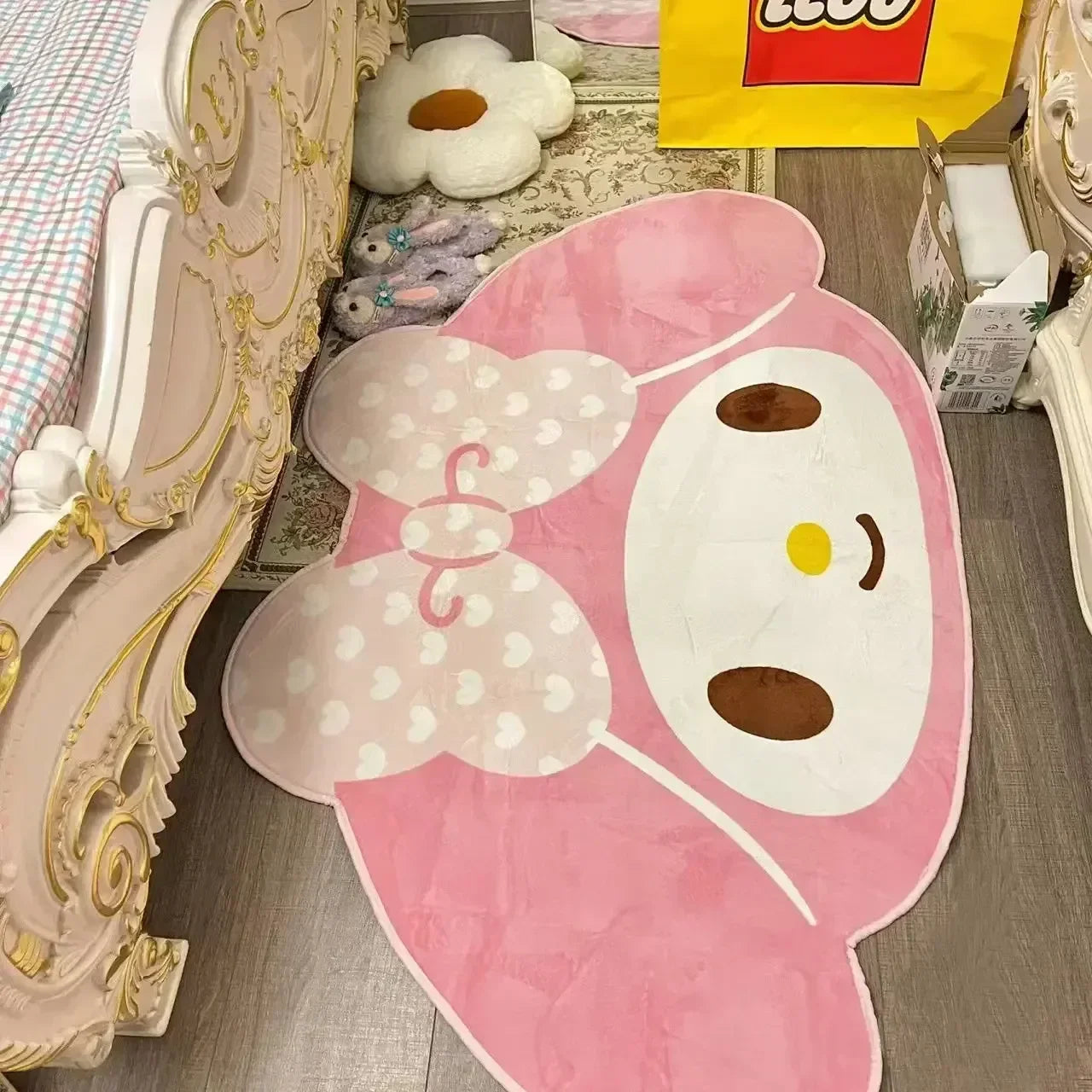 Sanrio My Melody Soft Fur Carpet - Image 7