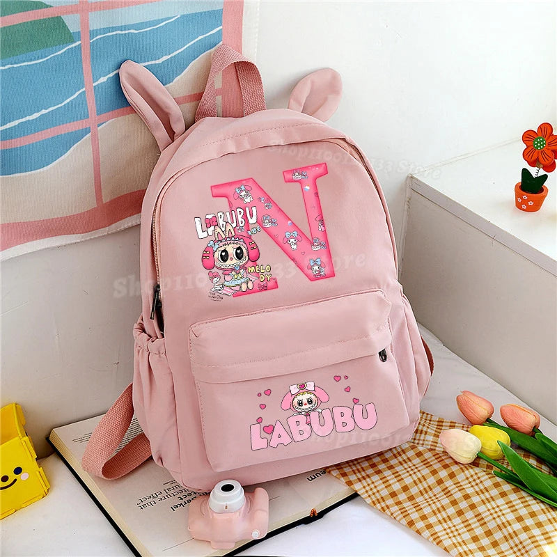Labubu Melody Girl Kids School Bag - Image 19