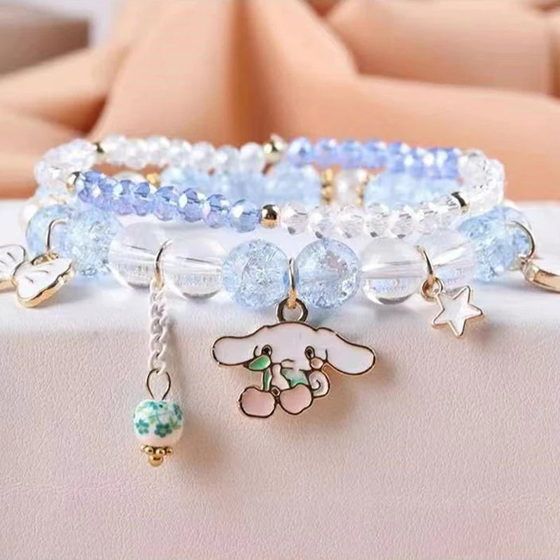 1PCS Kawaii Anime Sanrio Kuromi, My Melody & Cinnamoroll Bracelet - Image 14