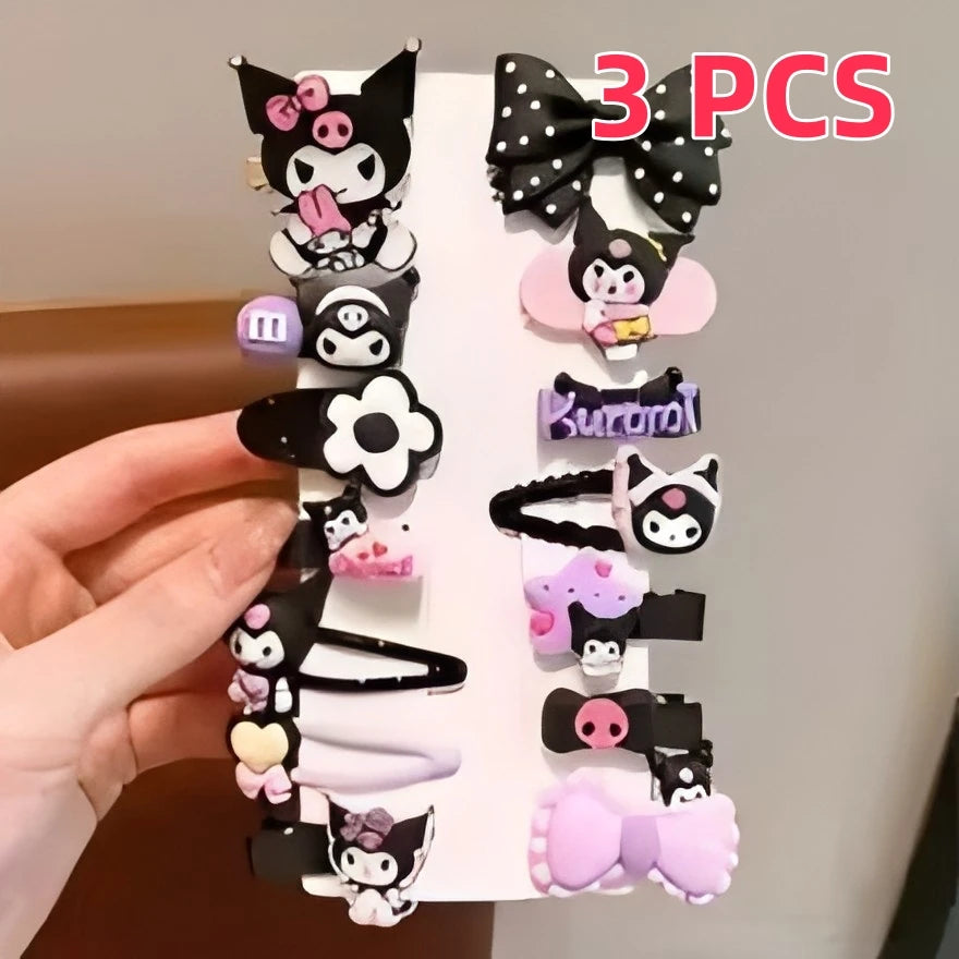 14pcs Sanrio Kuromi Cute Hairclips - Image 11