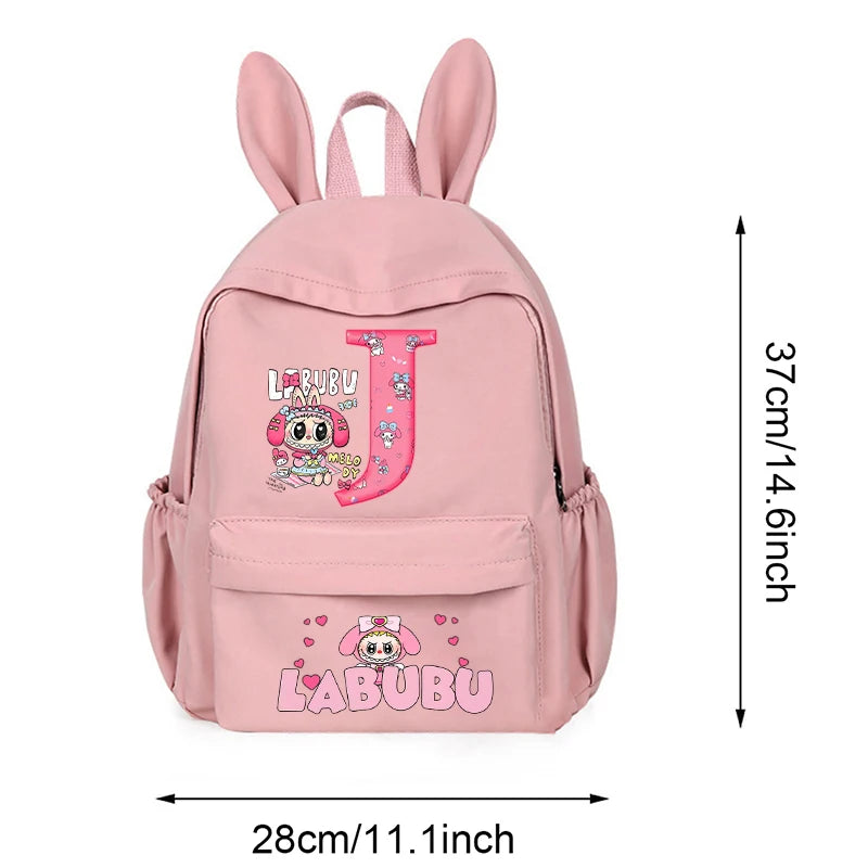 Labubu Melody Girl Kids School Bag - Image 2