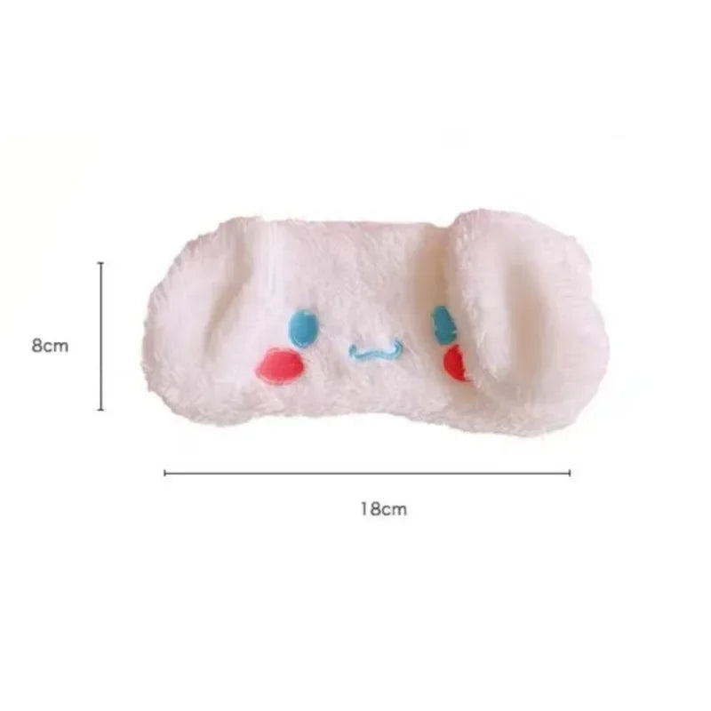 New Kawaii Sanrio Cinnamoroll Plush Eye Mask - Image 6